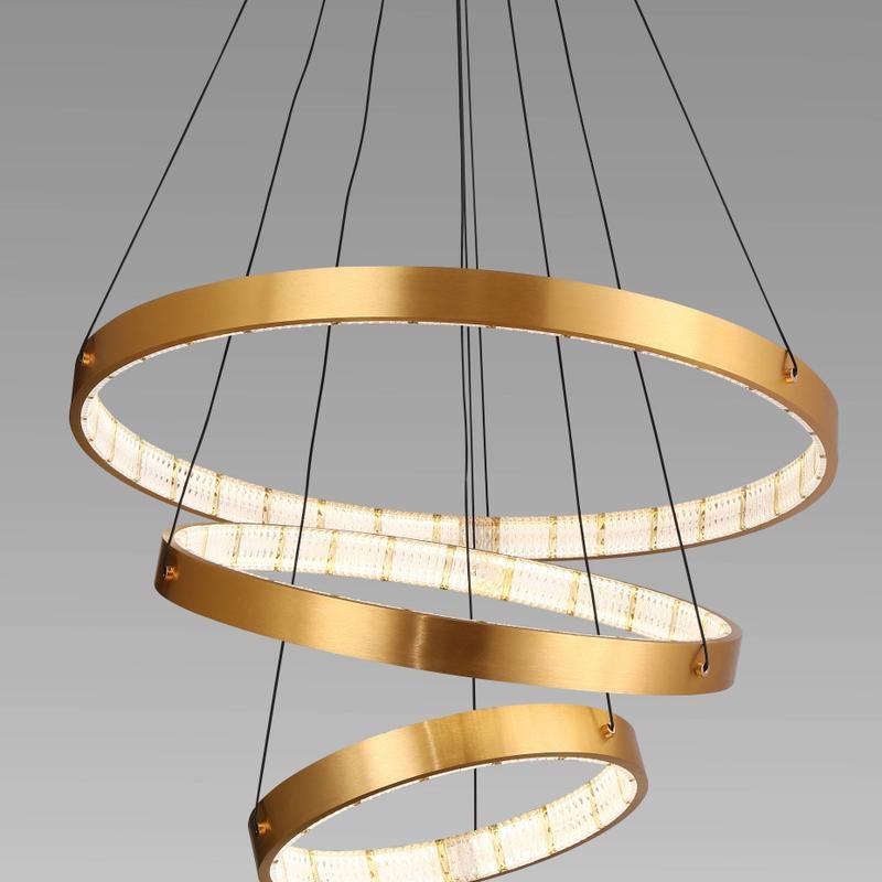 Ring  Acrylic  LED Pendant Lamp product show 5